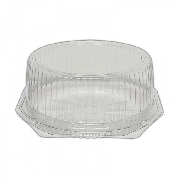 CKDM5373 - Clear Plastic Hinged Cake Dome (7.5 x 3.5'') x 120